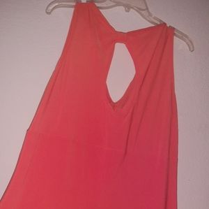 16W Orange slip dress.